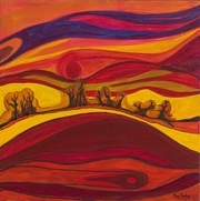 Peace Country abstracted landscape